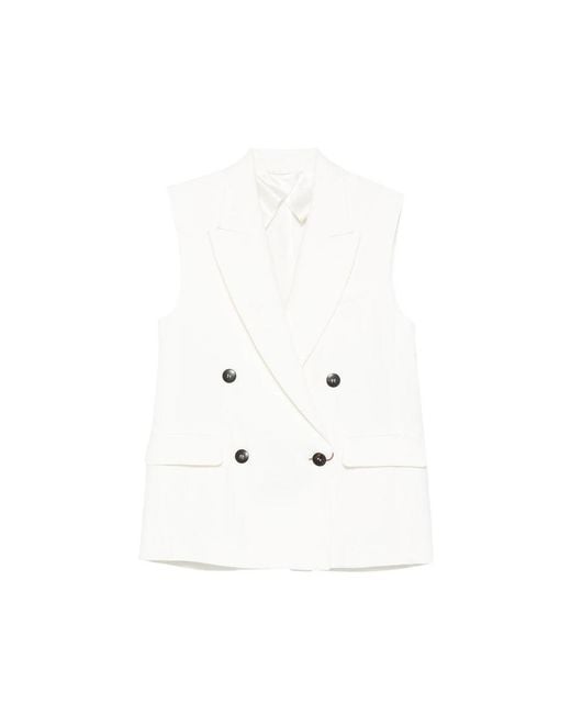 Max Mara White Jackets
