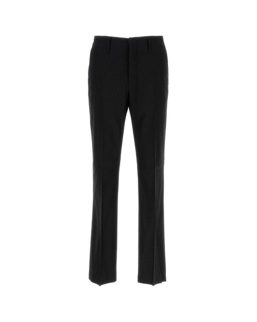 Fendi Black Wool Blend Pant for men
