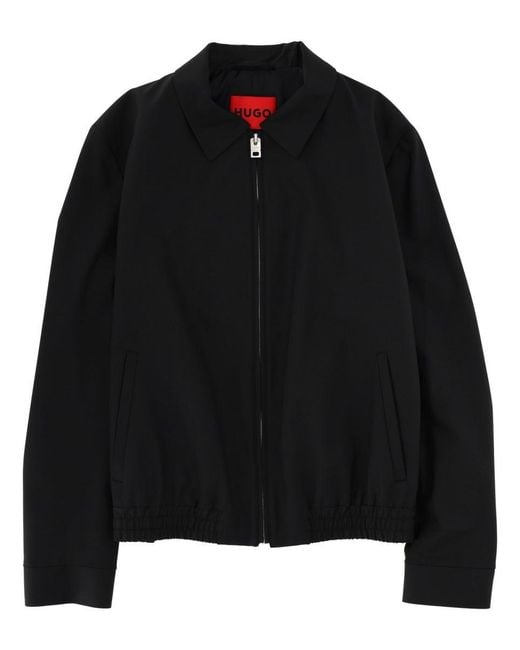 HUGO Black Full Sleeves Jacket for men