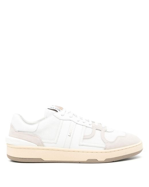 Lanvin White Clay Sneakers