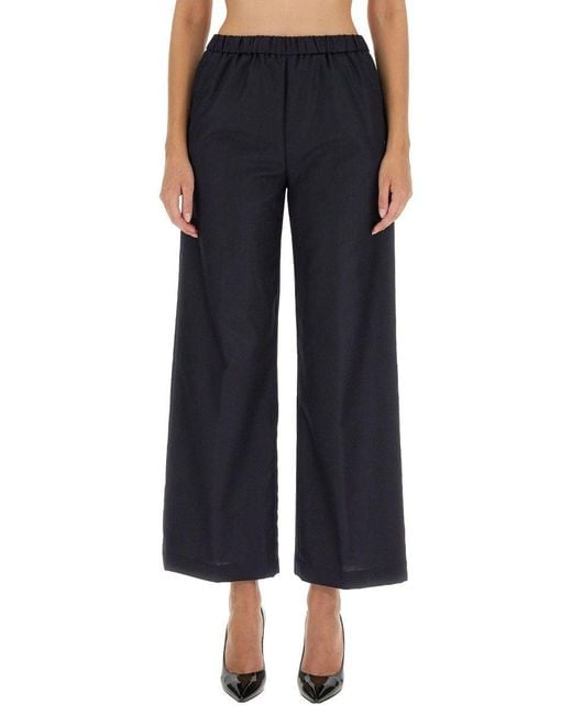Aspesi Blue Wool Pants