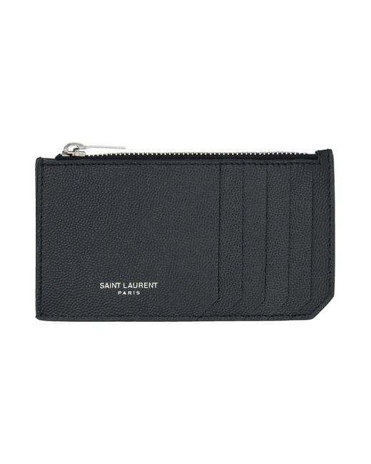 Saint Laurent Black Wallets & Cardholders for men