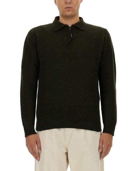 Aspesi Black Wool Jersey for men