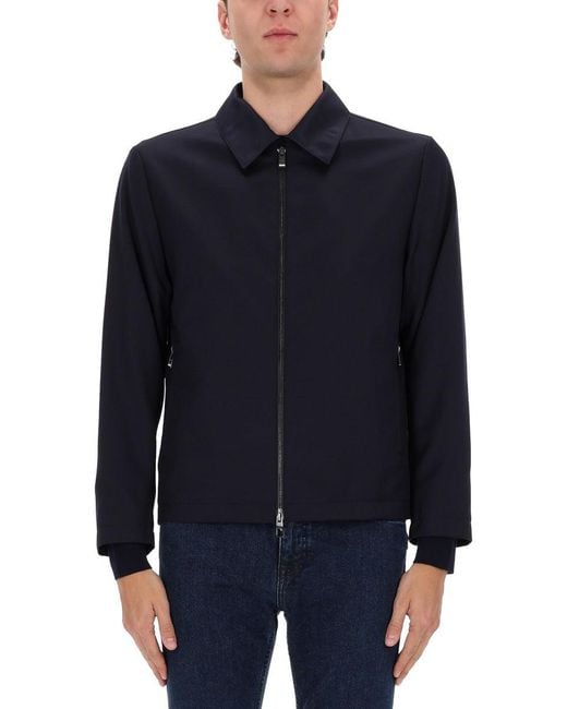 Boss Blue Virgin Wool Jacket