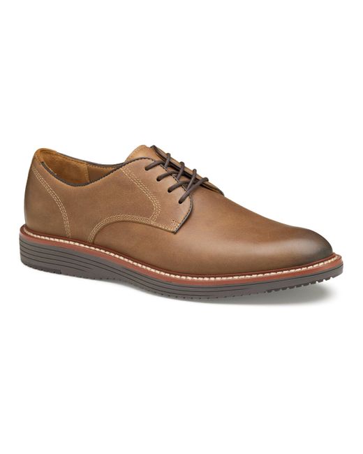 Johnston & Murphy Upton Plain Toe Shoes in Brown for Men | Lyst