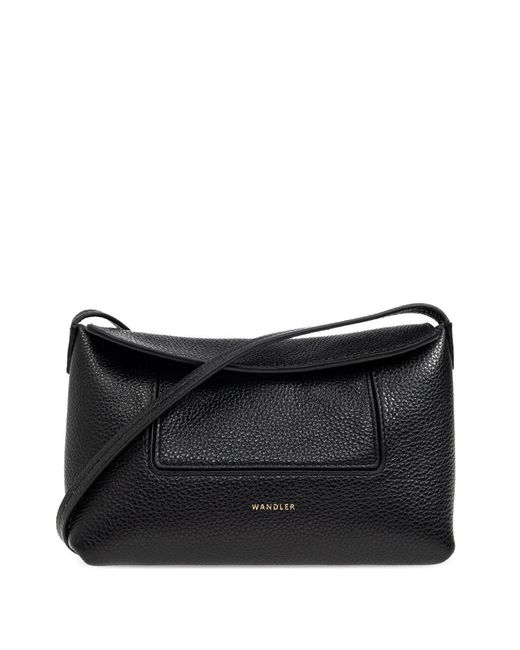 Women's Black Mini Handbag With Adjustable Shoulder Strap