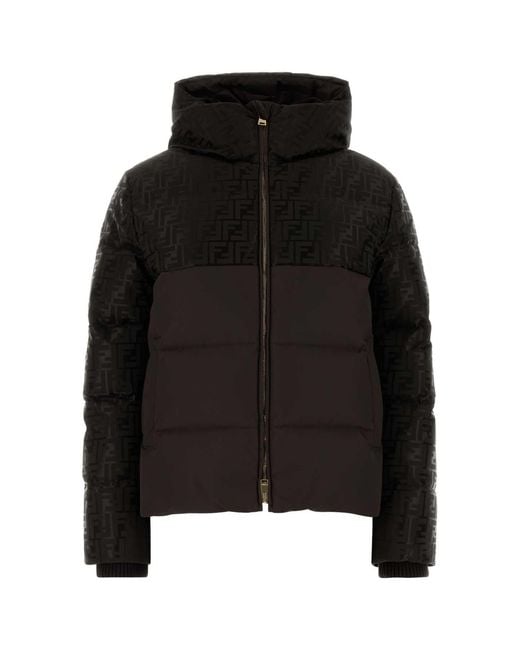 Fendi Black Ff Jacquard Duvet