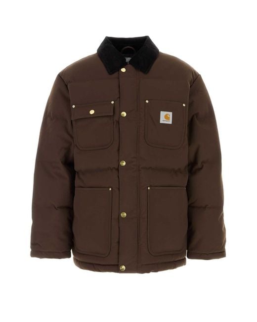 Carhartt Brown Logo Jacket for men