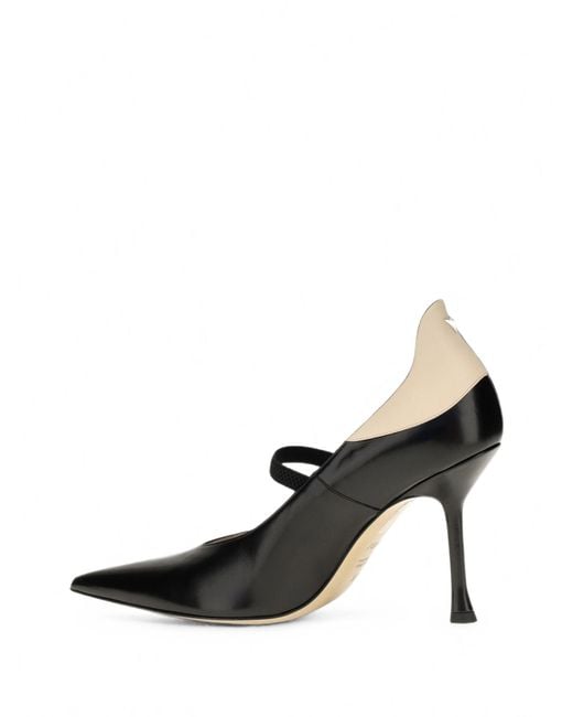 Fendi Black Pump Vitello+Nappa