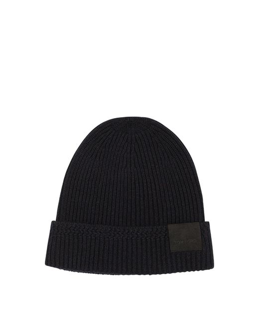 Men's Black Cashmere Beanie
