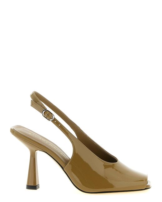 Stuart Weitzman Metallic 'Val' Slingback