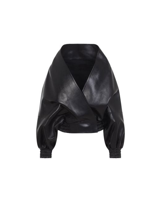 Women's Black Wrap Jacket