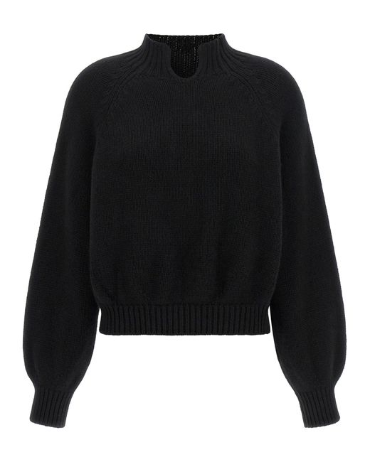 Khaite Black 'Cain' Sweater