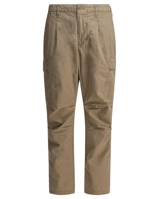 Men's Natural Cotton Cargo Pants Pants