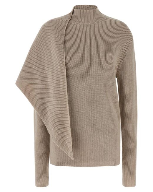 Women's Brown Wrap Sweaters And Cardigans