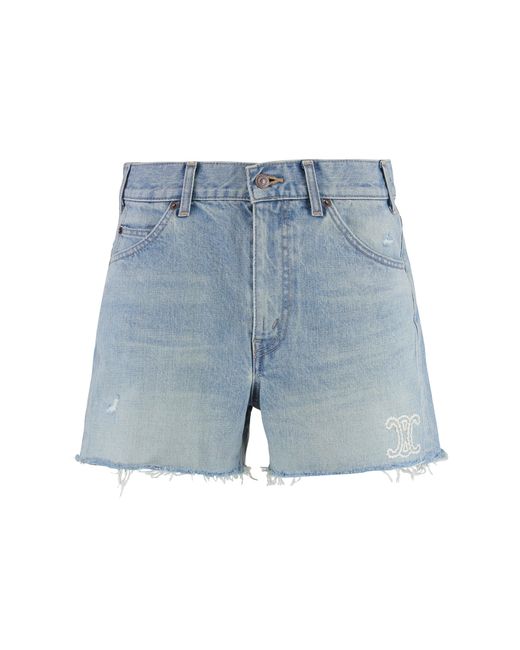 Women's Blue Skate Shorts
