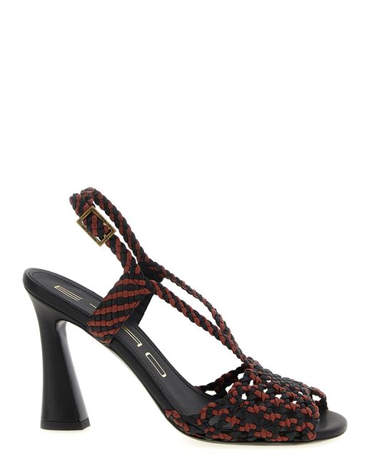 Etro Multicolor Two-Tone Sandals