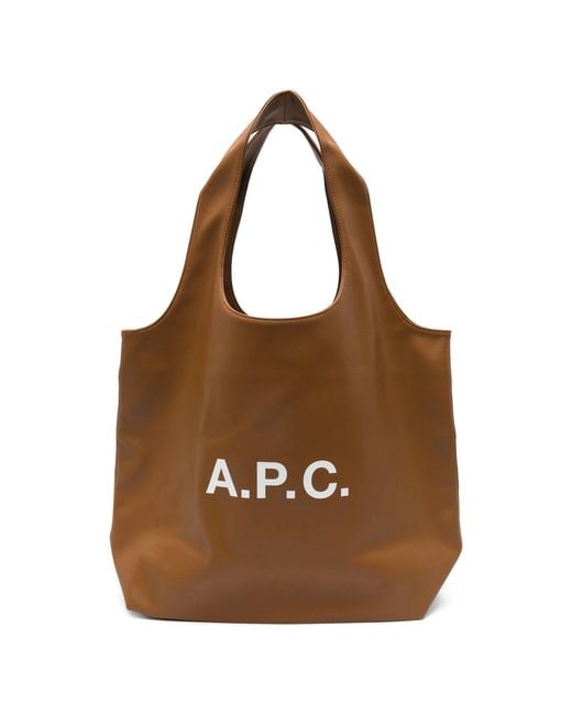 A.P.C. Brown Shopping Bag Ninon