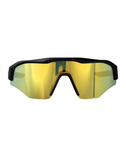 Gucci Yellow Sunglasses for men