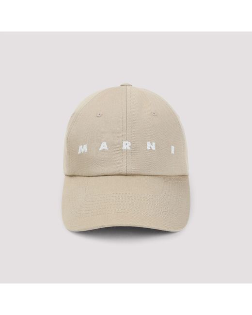 Marni Natural Cotton Hat for men