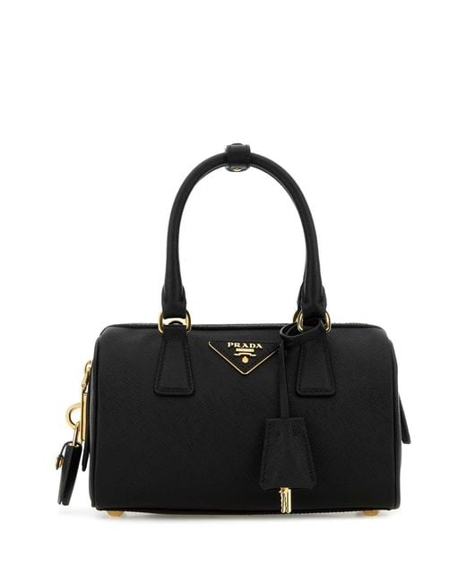 Prada Black Leather Handbag