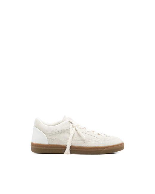 Santha White Trainers Suede