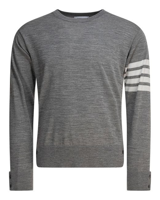 Thom Browne Gray Sweaters for men