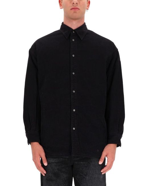 DIESEL Black Relaxed Solid Shirt for men