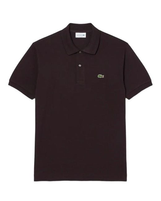 Lacoste Black Logo Polo for men