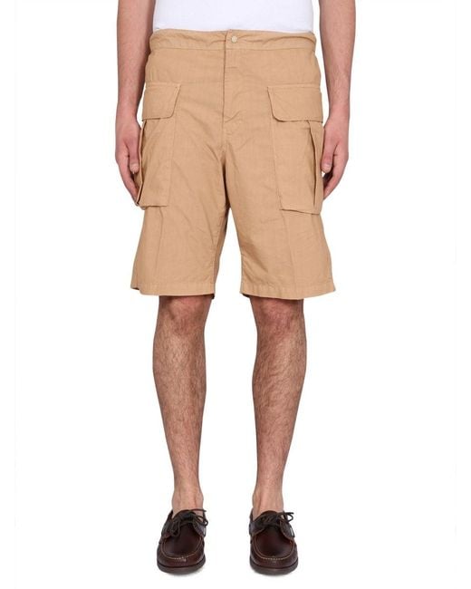 Aspesi Natural Lou Bermuda Shorts for men