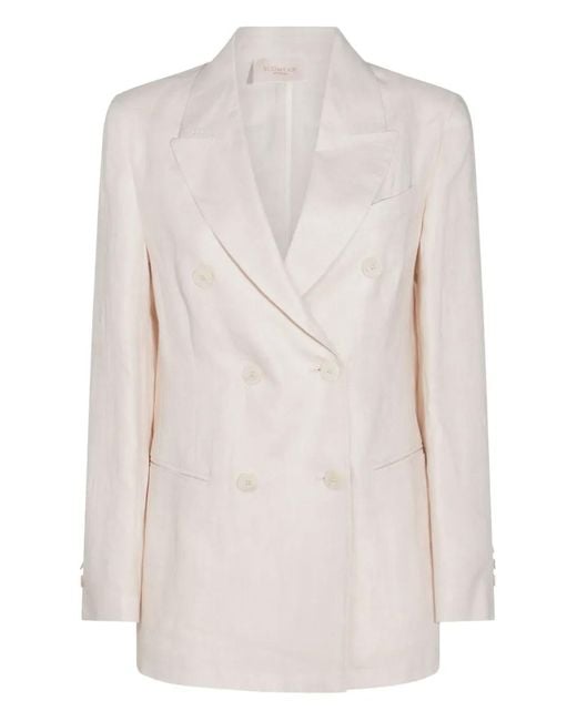 Women's White Linen Jacket