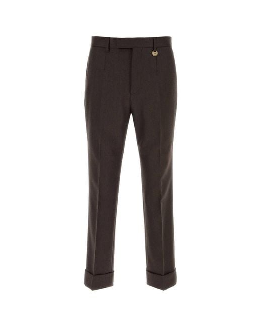 Burberry Black Wool Trouser for men