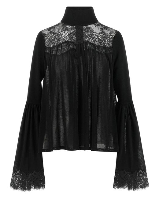 Zimmermann Black 'Valiant' Blouse