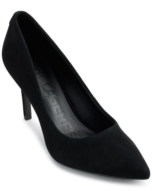 Karl Lagerfeld Royale Pointedtoe Pumps in Black Lyst