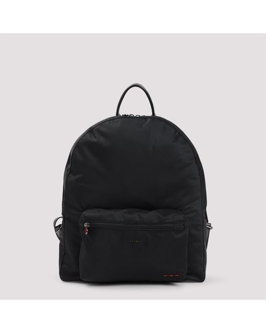 Kiton Black Backpacks for men