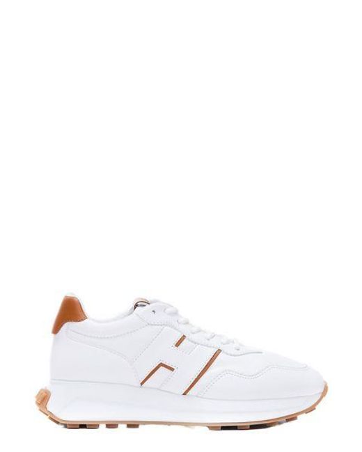 Hogan White H641 - Leather Trainers