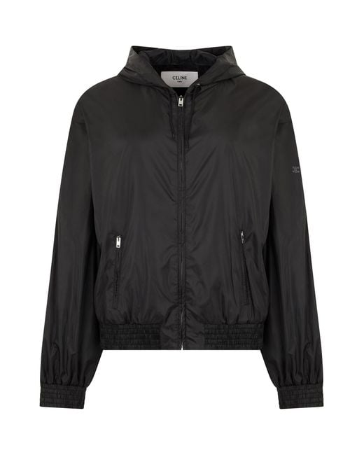 Céline Black Modern Windbreaker for men