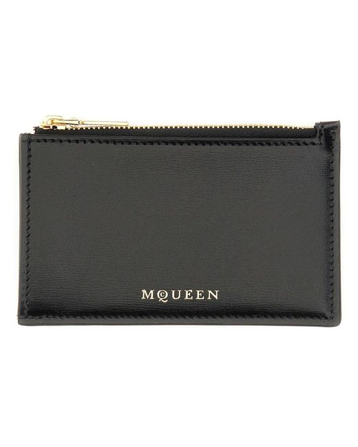 McQueen Black Wallets & Purses