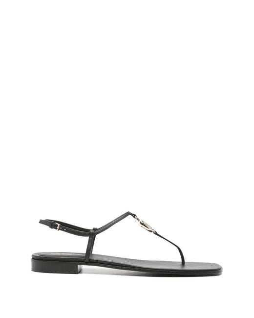 Gucci White Gg Marmont Leather Sandals