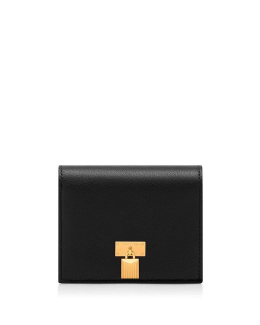 Tom Ford Black Compact Wallet Accessories
