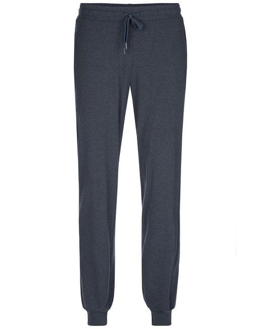 Calida Blue Lyocell Track Pants