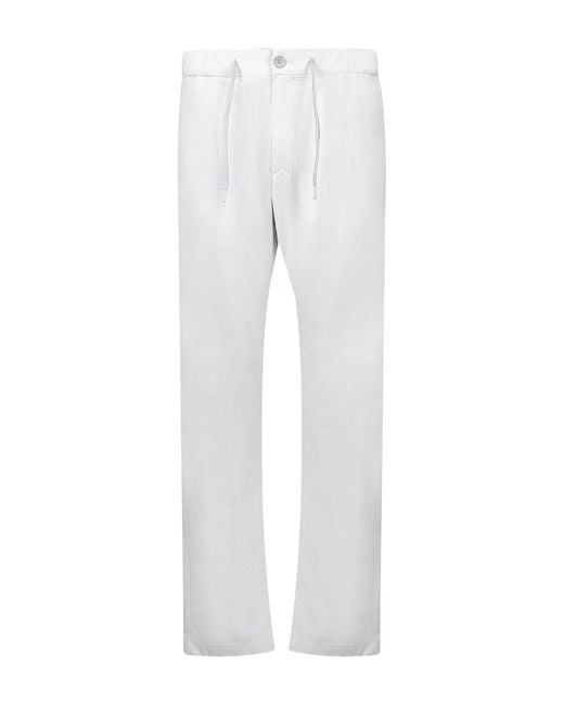 Herno White Ice Polyamide Nylon Pants for men