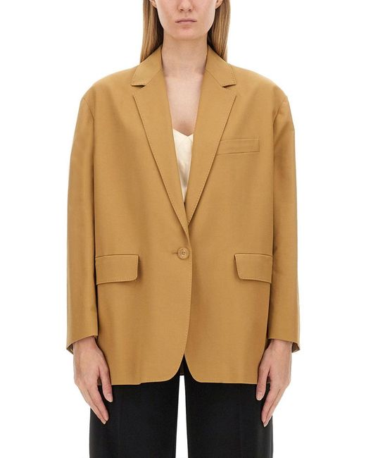 Max Mara Natural Regular Fit Cream Jacket