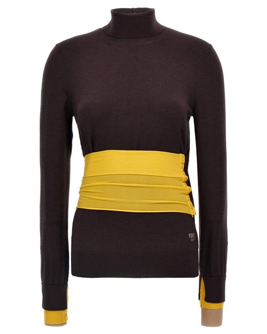 Fendi Black Turtlenecks