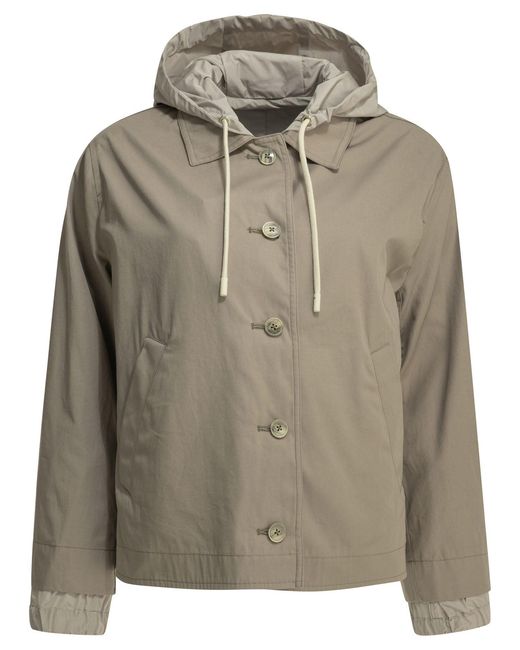 Herno Gray Reversible Lightweight Jacket