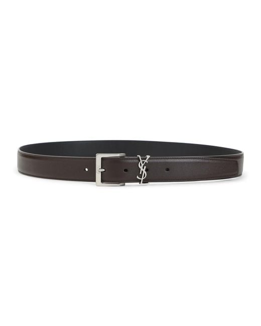 Saint Laurent Black Belts for men