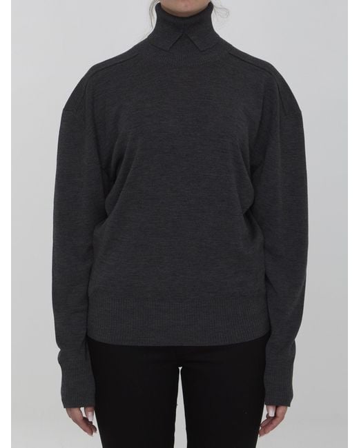 Burberry Black Wool Jumper
