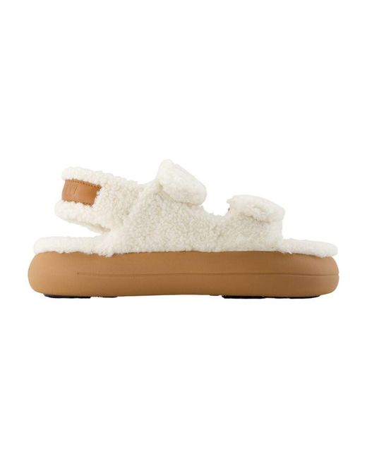 Moon Boot White Flat Sandals