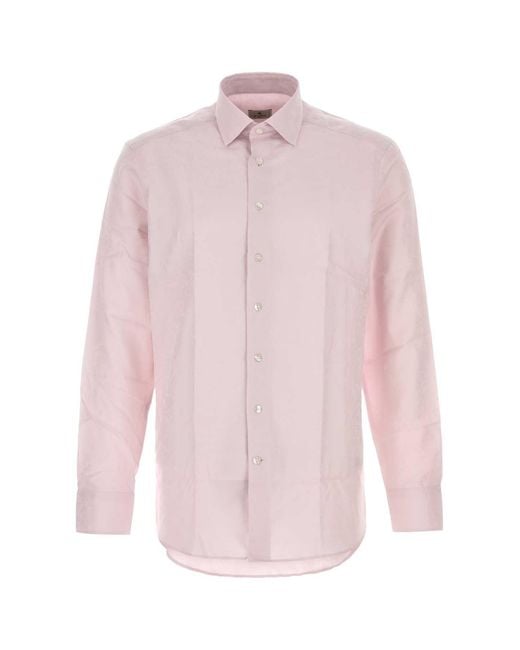 Etro Pink Shirts for men