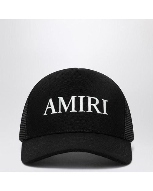 Men's Black Baseball Cap With Logo